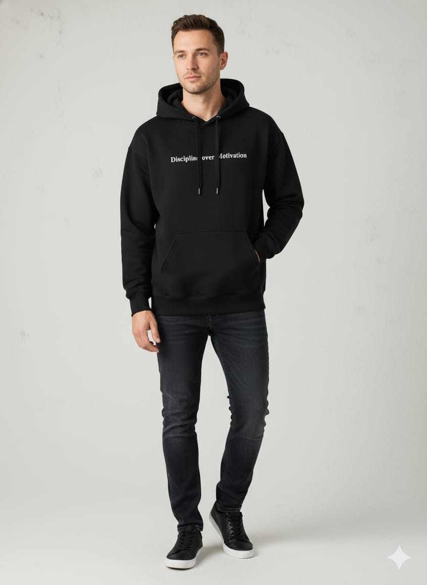 Black Hoodie |  No Excuses Just Results